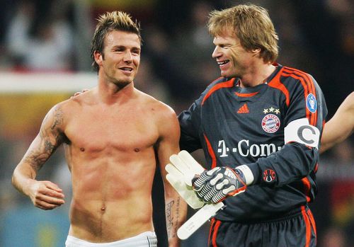 David Beckham și Oliver Kahn, foto: Guliver/gettyimages