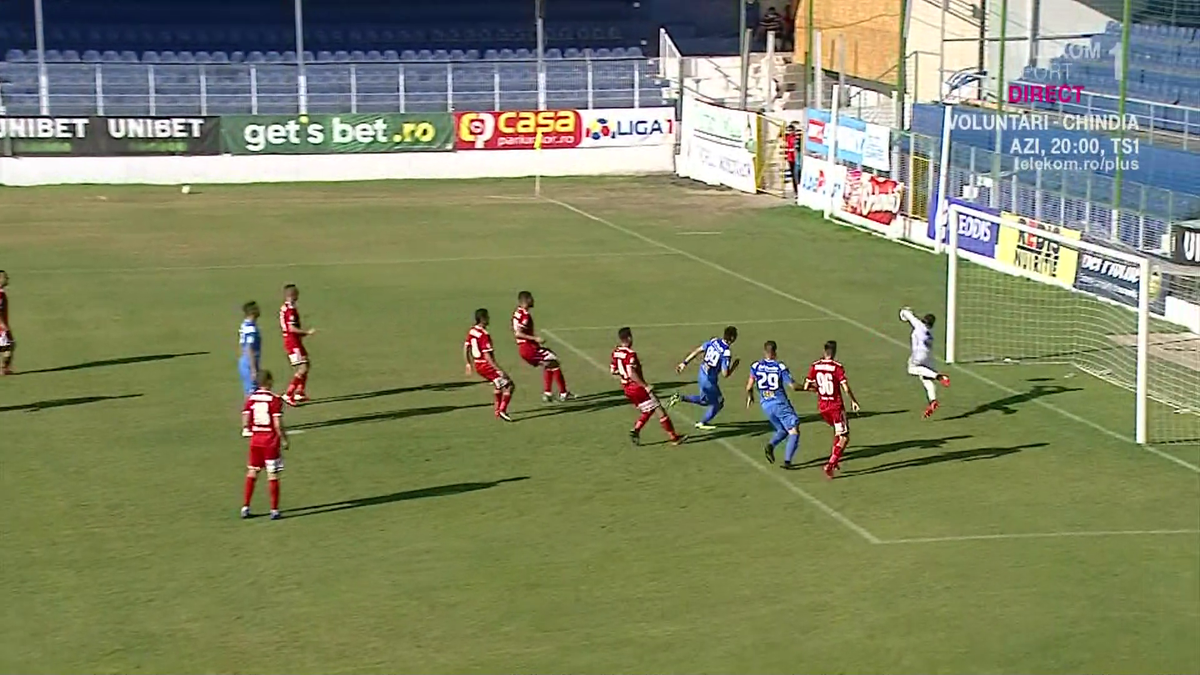 FOTO Clinceni Sepsi 01.07.2020 gol Adrian Șut