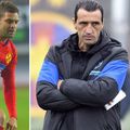 Adi Popa (stânga) s-a aflat sub comanda lui Bogdan Vintilă la FCSB
