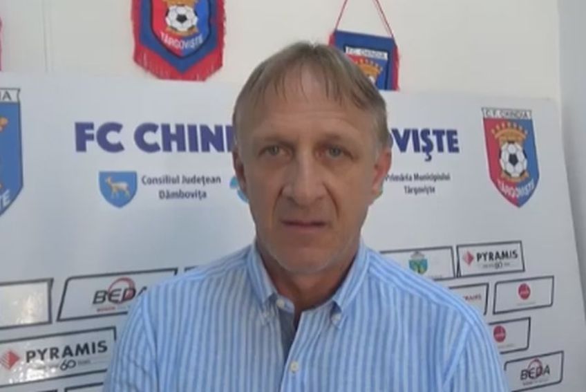 Emil Săndoi, antrenor Chindia Târgoviște // foto: Facebook @ AFC Chindia Oficial