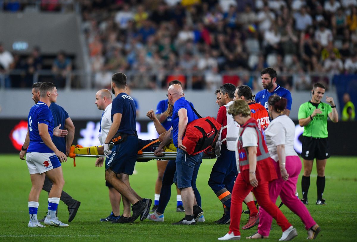 FOTO România - Italia, rugby pe Arcul de Triumf 01.07.22