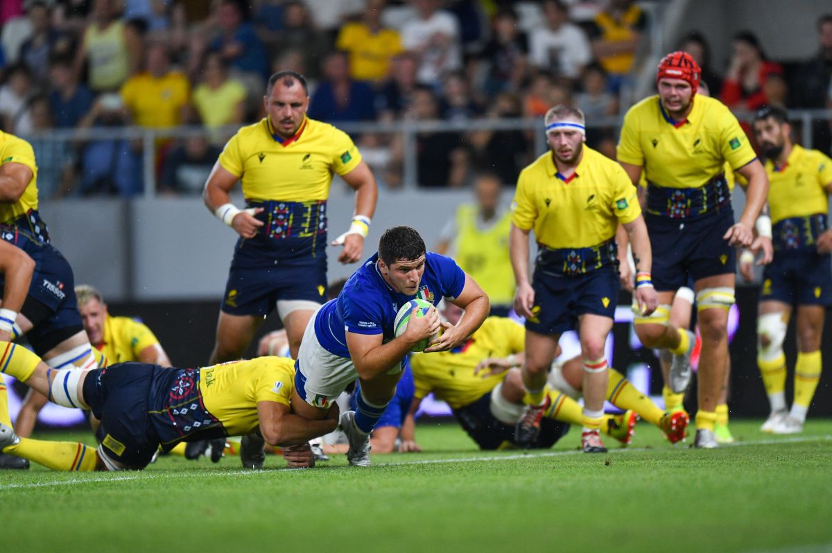 FOTO România - Italia, rugby pe Arcul de Triumf 01.07.22