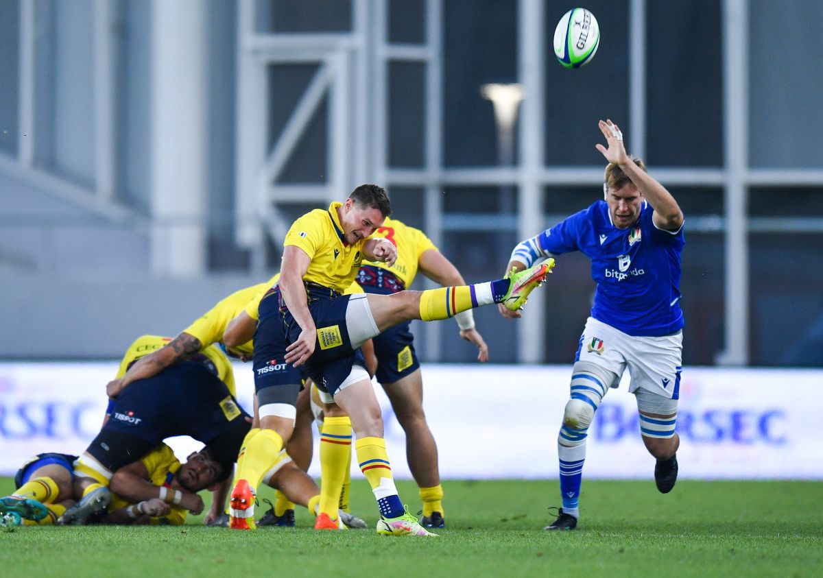 FOTO România - Italia, rugby pe Arcul de Triumf 01.07.22