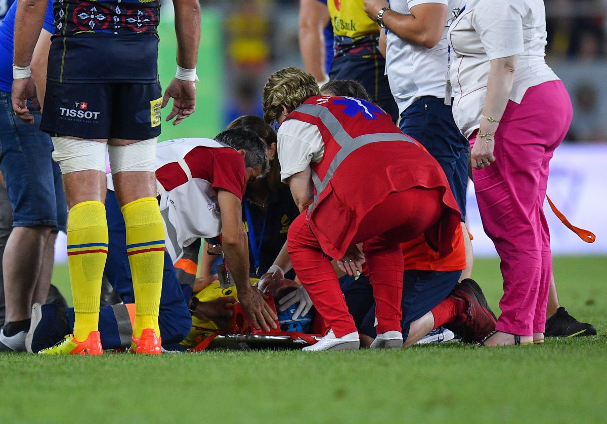 FOTO România - Italia, rugby pe Arcul de Triumf 01.07.22