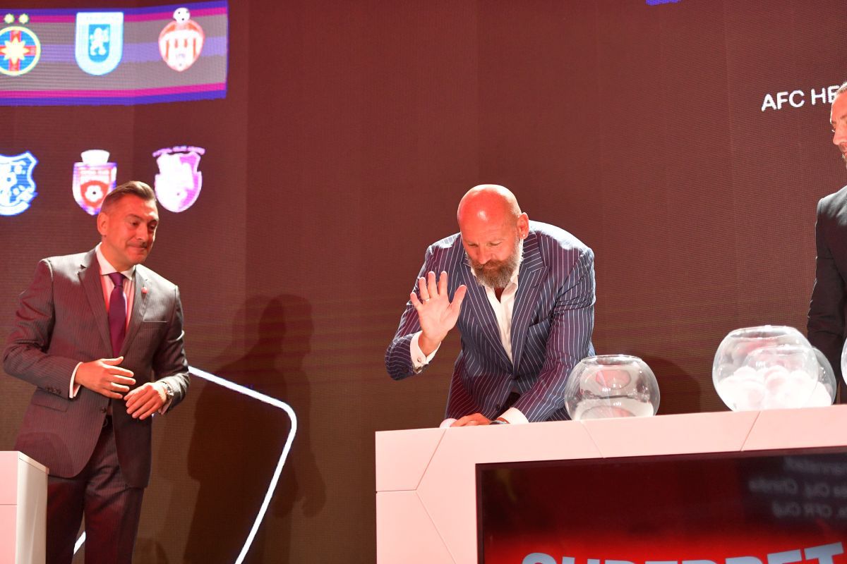 Moment inedit la tragerea programului Ligii 1