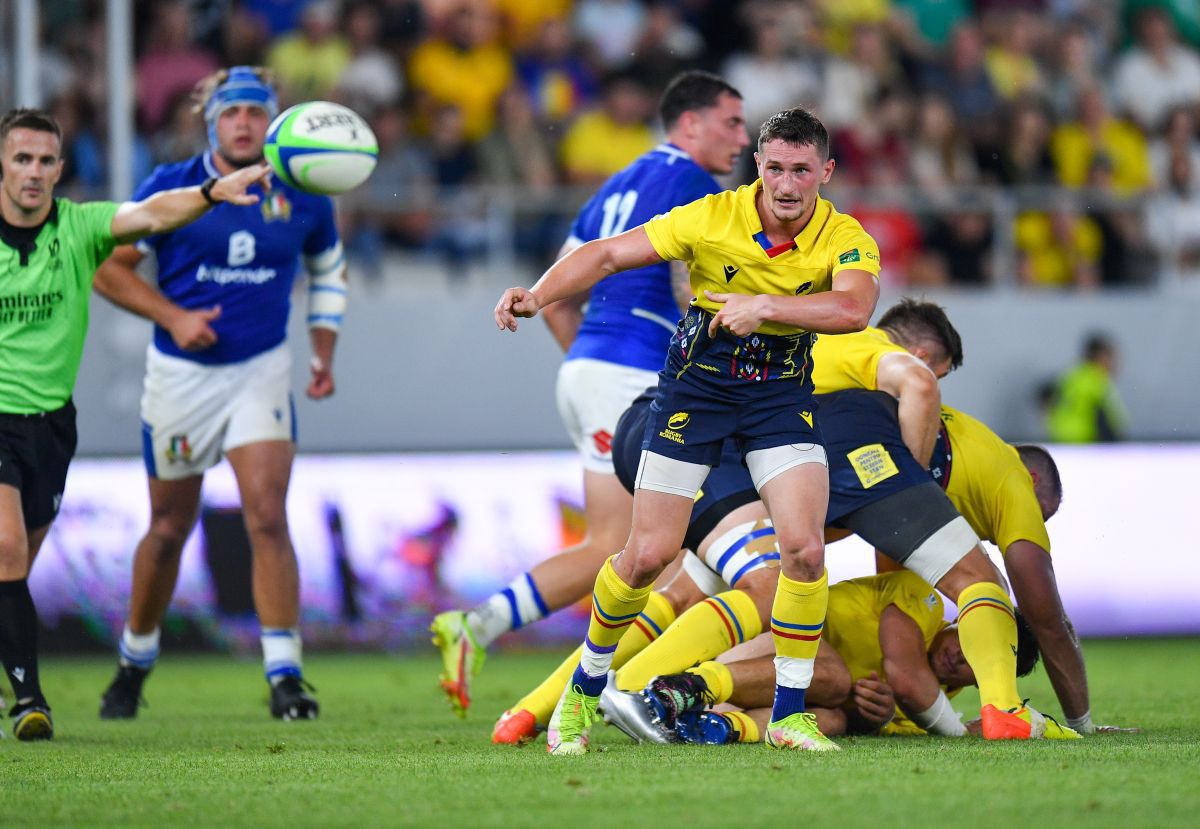 FOTO România - Italia, rugby pe Arcul de Triumf 01.07.22