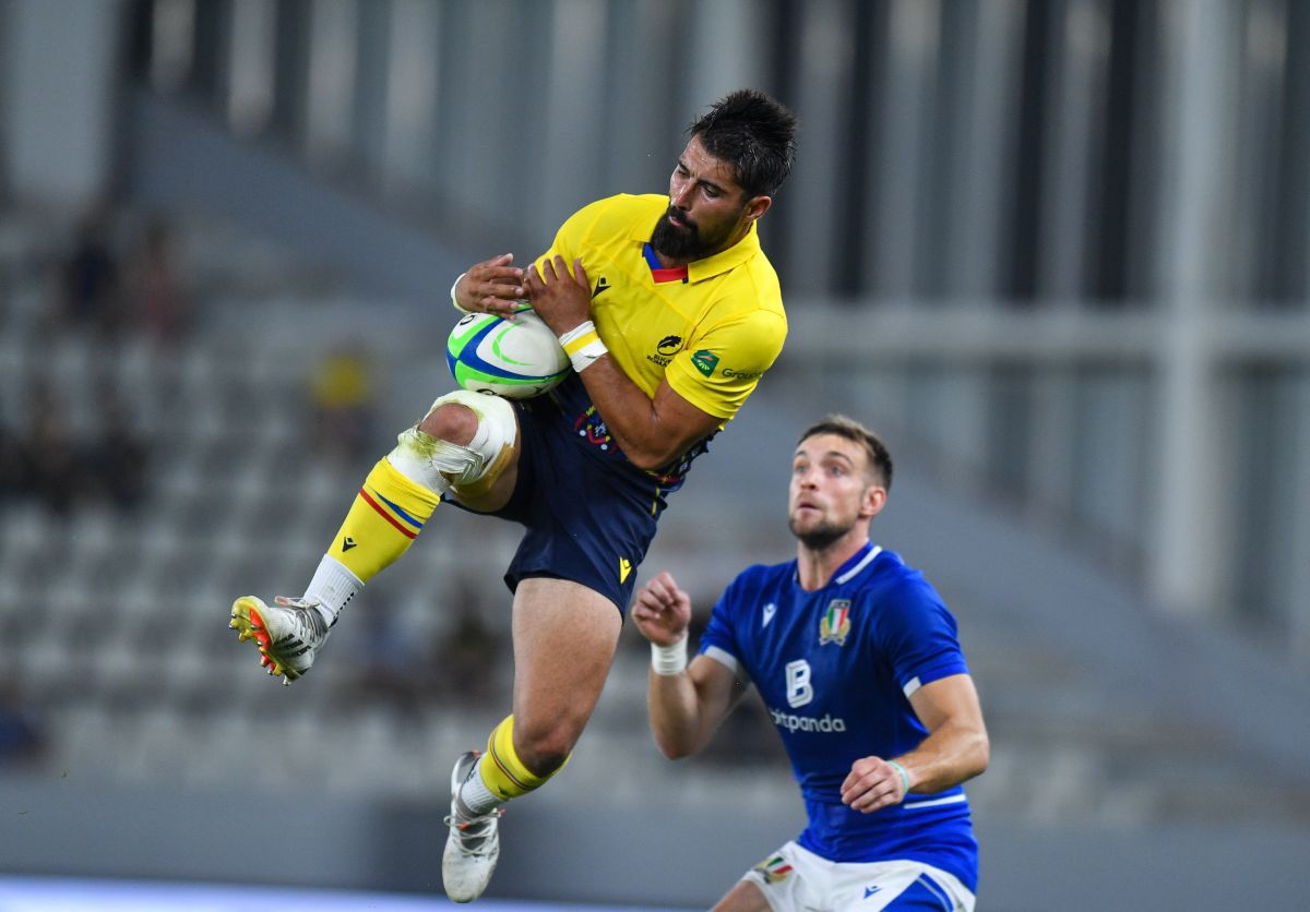 FOTO România - Italia, rugby pe Arcul de Triumf 01.07.22