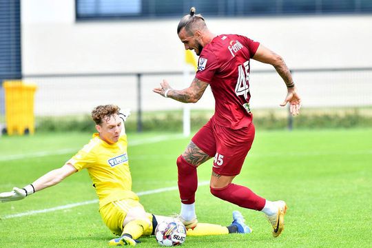 Marko Dugandzic a înscris singurul gol din Rapid - ETO Gyor // foto: Cristi Preda, GSP