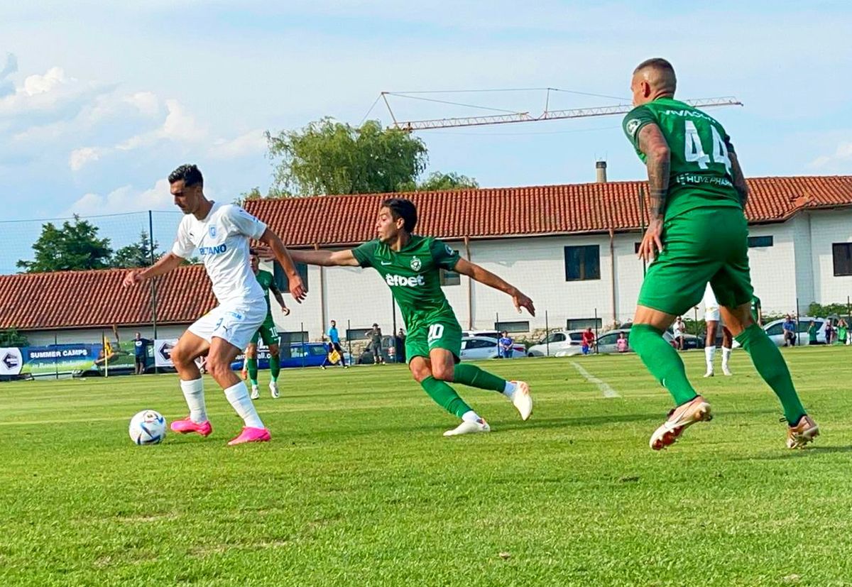 Universitatea Craiova pierde amicalul cu Ludogorets » Erori mari la golurile primite!