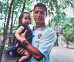 Cristiano Ronaldo, în brațe cu micuța Carolina, care nu avea decât un an în 2006 / Foto: A Bola