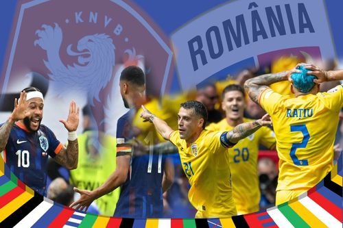 România înfruntă, marți, Olanda în optimile Euro 2024 / fotomontaj GSP