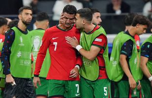 Cristiano Ronaldo, în lacrimi după penalty-ul ratat cu Slovenia » A fost cu greu consolat de coechipieri