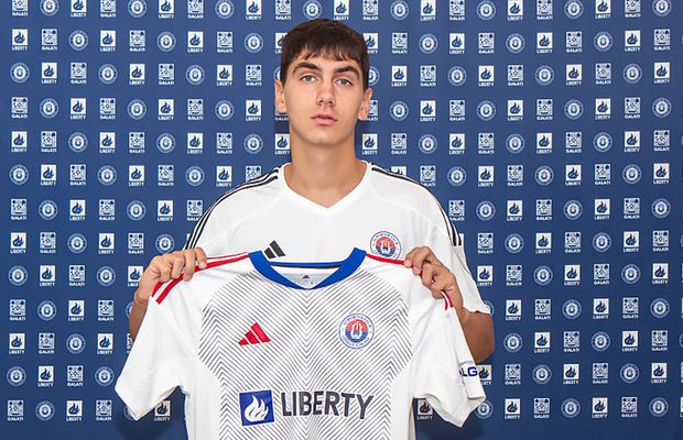 Oțelul Galați, transfer pentru regula U21 » Puștiul polivalent a semnat