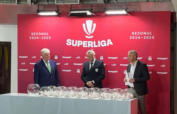 Superliga 2024-2025, programul complet » FCSB - U Cluj, CFR - Dinamo, UTA - Rapid în prima etapă! + Când se joacă „Derby de România”