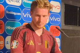 Kevin de Bruyne nu și-a dat seama că e filmat! Cuvântul rostit în spatele jurnaliștilor, după eliminarea de la Euro 2024