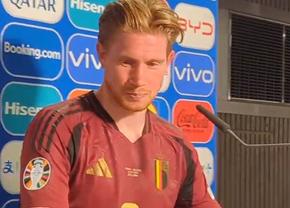 Kevin de Bruyne nu și-a dat seama că e filmat! Cuvântul rostit în spatele jurnaliștilor, după eliminarea de la Euro 2024