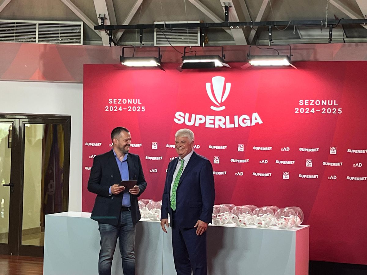 Program Superliga 2024-2025, tragerea la sorți de la sediul LPF
