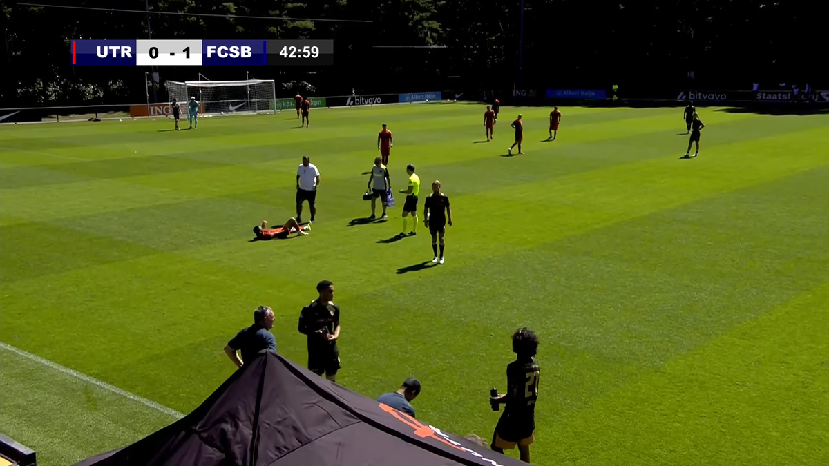 Ionuț Cercel s-a accidentat în FCSB - Utrecht