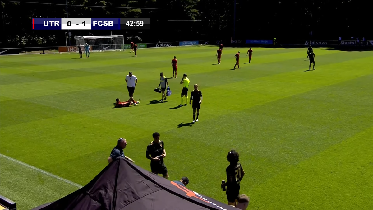 Ionuț Cercel s-a accidentat în FCSB - Utrecht