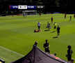 Ionuț Cercel s-a accidentat în FCSB - Utrecht. FOTO: FCSB TV