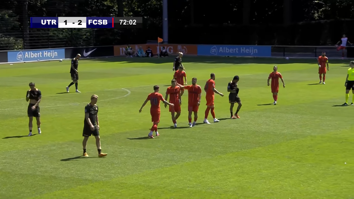 Golul marcat de Dennis Politic în FCSB - Utrecht