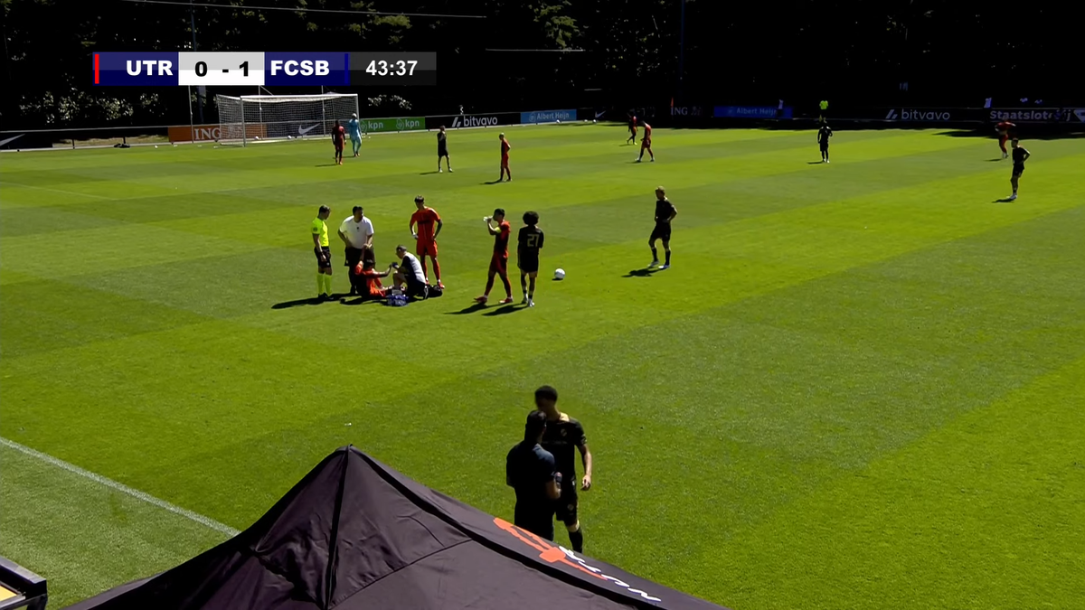 Ionuț Cercel s-a accidentat în FCSB - Utrecht