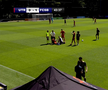 Ionuț Cercel s-a accidentat în FCSB - Utrecht. FOTO: FCSB TV