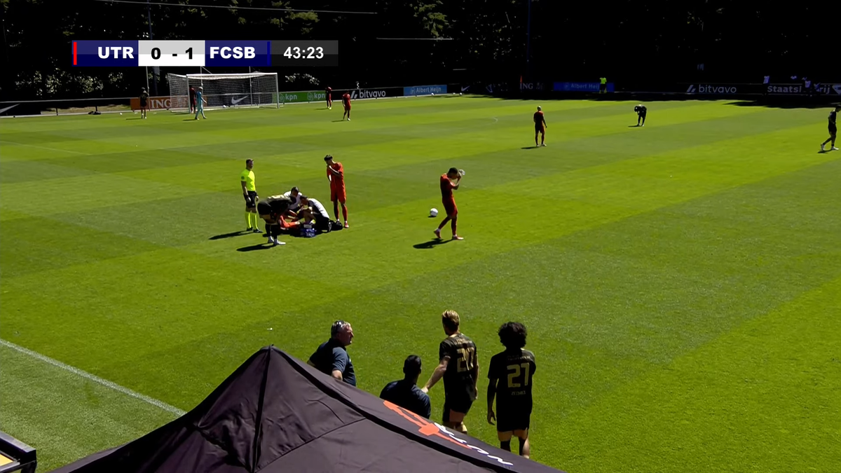 Ionuț Cercel s-a accidentat în FCSB - Utrecht