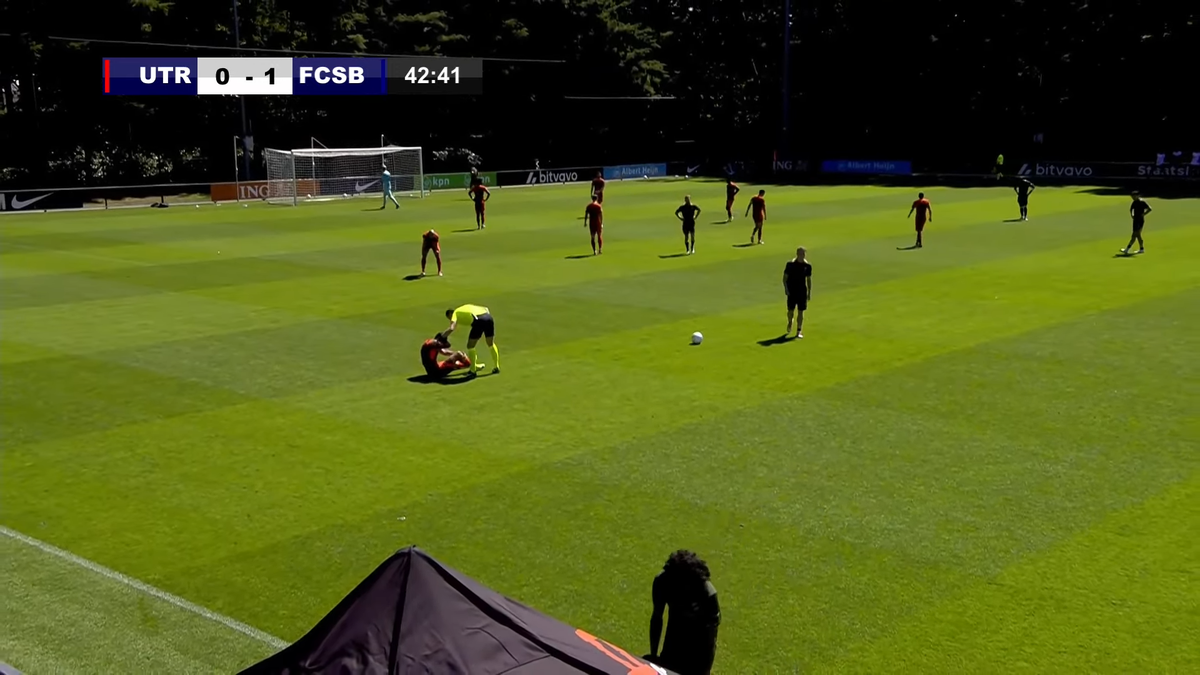 Ionuț Cercel s-a accidentat în FCSB - Utrecht