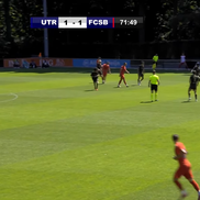 Golul marcat de Dennis Politic în FCSB - Utrecht