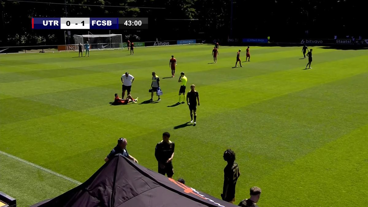 Ionuț Cercel s-a accidentat în FCSB - Utrecht