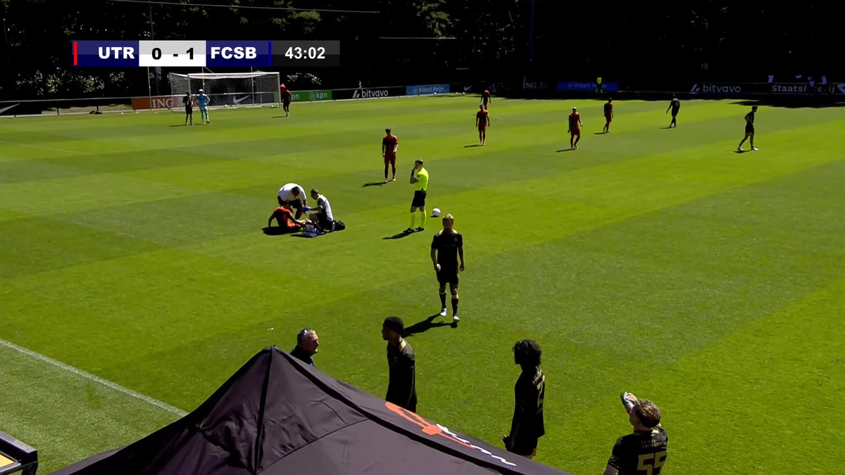 Ionuț Cercel s-a accidentat în FCSB - Utrecht