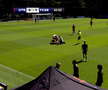 Ionuț Cercel s-a accidentat în FCSB - Utrecht. FOTO: FCSB TV