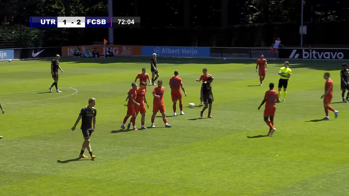 Golul marcat de Dennis Politic în FCSB - Utrecht