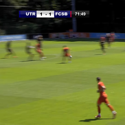 Golul marcat de Dennis Politic în FCSB - Utrecht