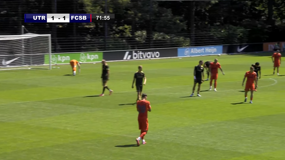 Golul marcat de Dennis Politic în FCSB - Utrecht