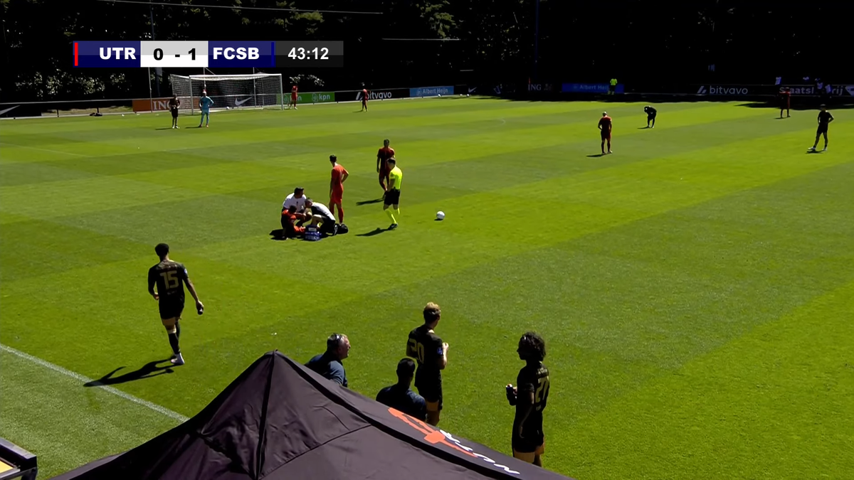 Ionuț Cercel s-a accidentat în FCSB - Utrecht