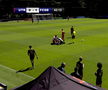 Ionuț Cercel s-a accidentat în FCSB - Utrecht. FOTO: FCSB TV