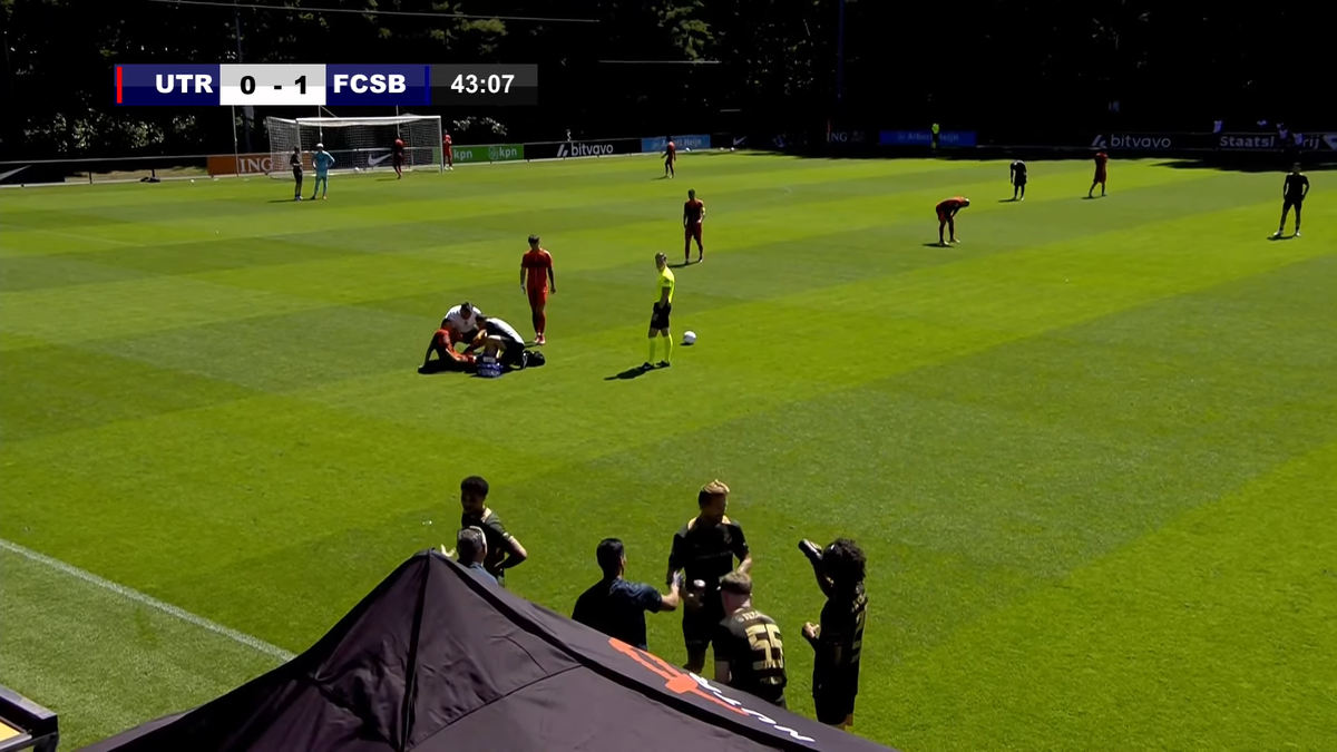 Ionuț Cercel s-a accidentat în FCSB - Utrecht