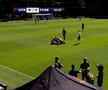 Ionuț Cercel s-a accidentat în FCSB - Utrecht. FOTO: FCSB TV