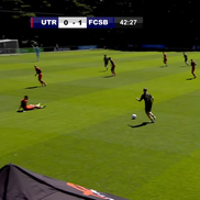 Ionuț Cercel s-a accidentat în FCSB - Utrecht. FOTO: FCSB TV