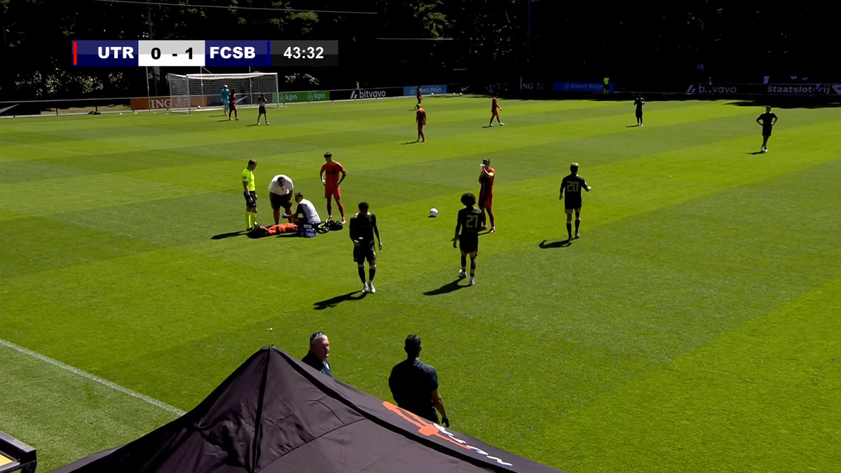 Ionuț Cercel s-a accidentat în FCSB - Utrecht