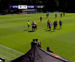 Ionuț Cercel s-a accidentat în FCSB - Utrecht. FOTO: FCSB TV