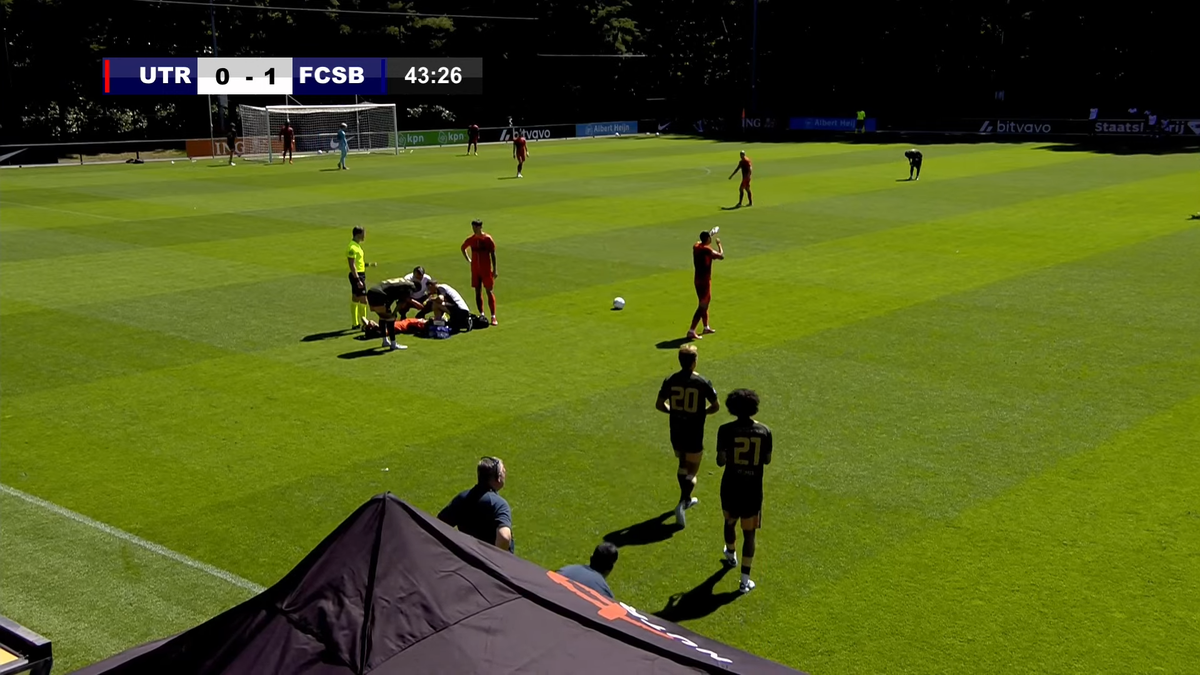 Ionuț Cercel s-a accidentat în FCSB - Utrecht