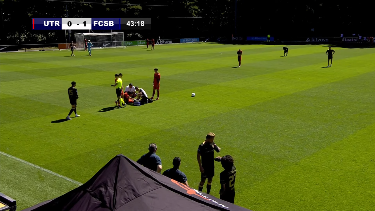 Ionuț Cercel s-a accidentat în FCSB - Utrecht