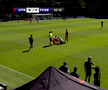 Ionuț Cercel s-a accidentat în FCSB - Utrecht. FOTO: FCSB TV