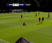 Ionuț Cercel s-a accidentat în FCSB - Utrecht. FOTO: FCSB TV