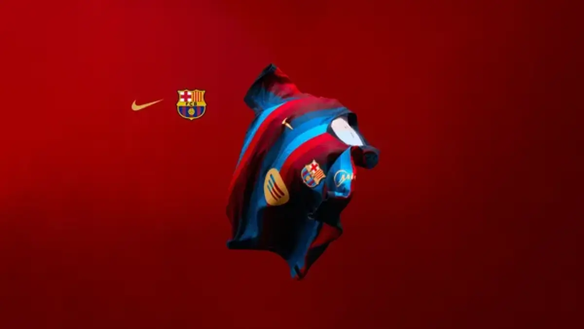 FC Barcelona și-a prezentat noul echipament. „Inspirat de fațada noului stadion renovat”