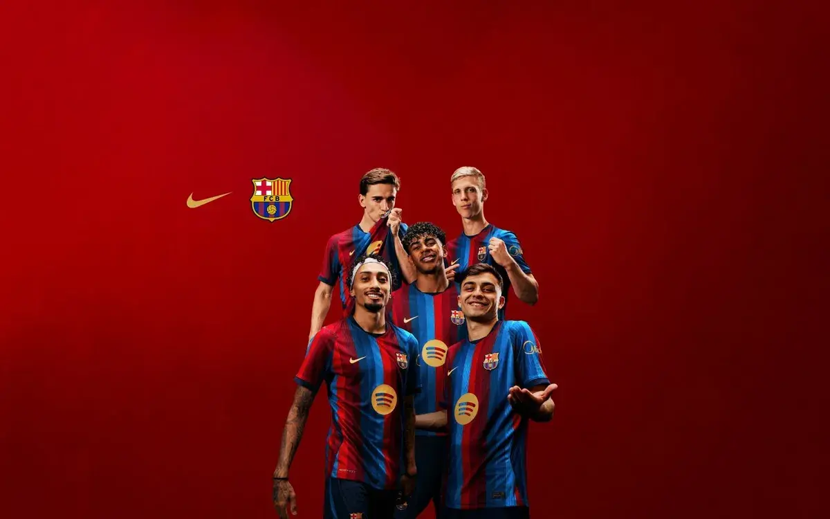 FC Barcelona și-a prezentat noul echipament. „Inspirat de fațada noului stadion renovat”
