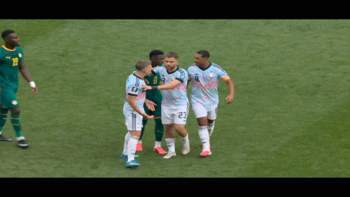 La un pas de bătaie în meciul Belgia - Senegal // foto: X